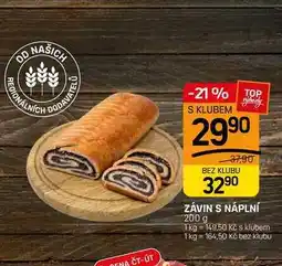 Flop ZÁVIN S NÁPLNÍ nabídka