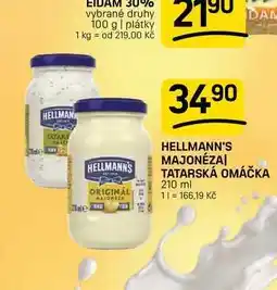 Flop HELLMANN'S MAJONÉZA, TATARSKÁ OMÁČKA nabídka