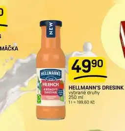 Flop HELLMANN'S DRESINK vybrané druhy nabídka