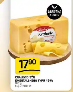 Flop KRALEVIC SÝR EMENTÁLSKÉHO TYPU 45% nabídka