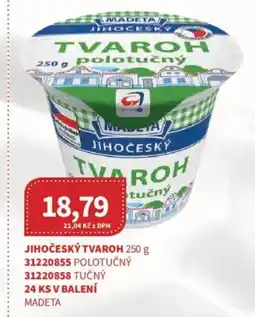 Kubík potraviny Madeta jihočeský tvaroh nabídka