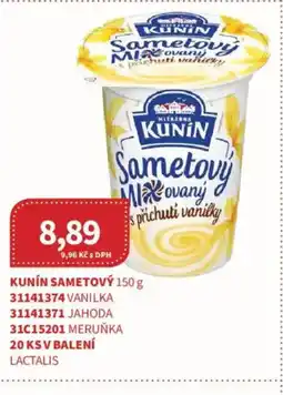 Kubík potraviny Kunín sametový nabídka