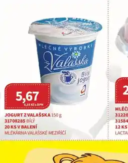 Kubík potraviny Valašská jogurt bílý nabídka
