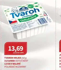 Kubík potraviny Tvaroh milko nabídka