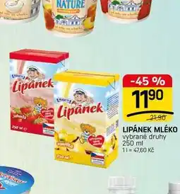 Flop LIPÁNEK MLÉKO vybrané druhy nabídka
