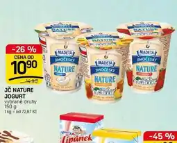 Flop JČ NATURE JOGURT vybrané druhy nabídka