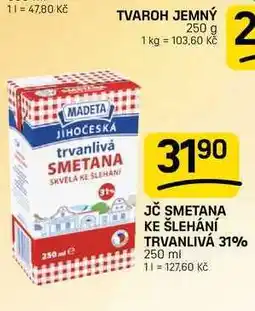 Flop JČ SMETANA KE ŠLEHÁNÍ TRVANLIVÁ 31% nabídka