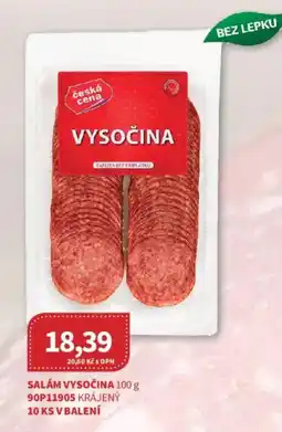 Kubík potraviny Vysočina salám nabídka