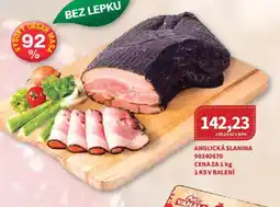 Kubík potraviny Vahala anglická slanina nabídka