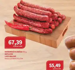 Kubík potraviny Maňarská klobása nabídka