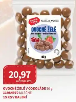 Kubík potraviny Ovocné želé v čokoládě nabídka