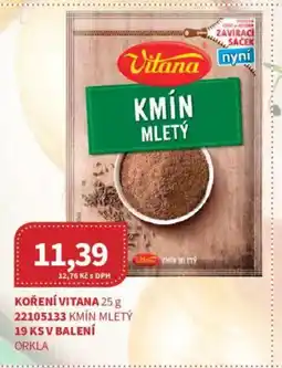 Kubík potraviny Vitana kmín mletý nabídka