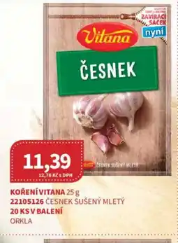 Kubík potraviny Vitana česnek sušený mletý nabídka