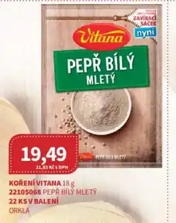 Kubík potraviny Vitana pepř bílý mletý nabídka