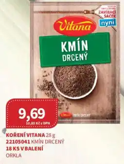 Kubík potraviny Vitana kmín drcený nabídka