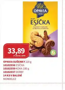 Kubík potraviny Opavia sušenky esíčka nabídka