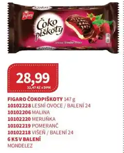 Kubík potraviny Figaro čoko piškoty nabídka