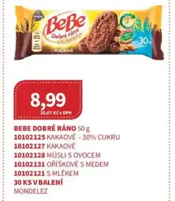 Kubík potraviny Bebe dobré ráno kakaové nabídka