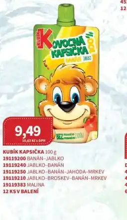 Kubík potraviny Kubík kovocná kapsička nabídka
