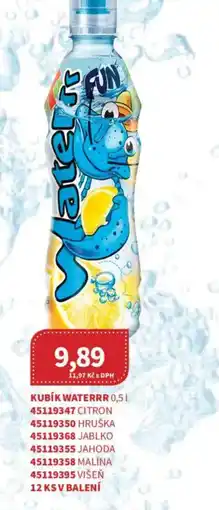 Kubík potraviny Kubík waterrr nabídka