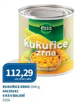Kubík potraviny Essa kukuruice zrna nabídka