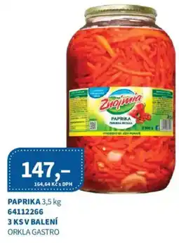 Kubík potraviny Znojmia paprika červená rezaná nabídka