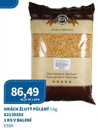 Kubík potraviny Essa hrách žlutý púlený nabídka