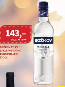 Kubík potraviny Božkov vodka nabídka