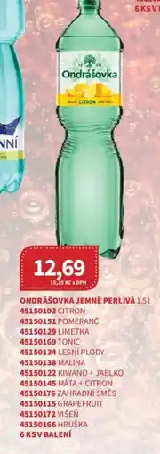 Kubík potraviny Ondrášovka jemně perlivá nabídka