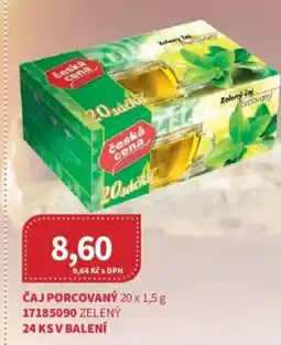 Kubík potraviny Česka cena čaj porcovany zeleny nabídka