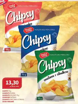 Kubík potraviny Chipsy nabídka
