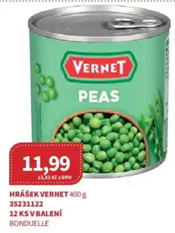 Kubík potraviny Vernet hrášek nabídka