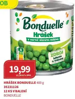 Kubík potraviny Bonduelle hrášek nabídka