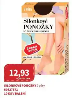 Kubík potraviny Silonkové ponožky nabídka