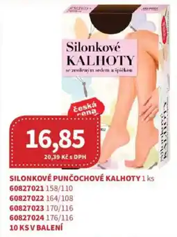 Kubík potraviny Silonkové kalhoty nabídka