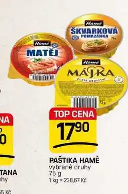 Flop PAŠTIKA HAMÉ vybrané druhy nabídka