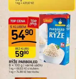 Flop RÝŽE PARBOILED 8 × 100 g | varné sáčky nabídka