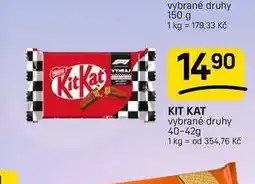 Flop KIT KAT vybrané druhy nabídka