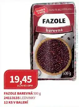 Kubík potraviny Ledvinky fazole barevná nabídka