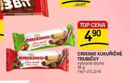Flop CRIXIMO KUKUŘIČNÉ TRUBIČKY vybrané druhy nabídka