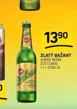 Flop ZLATÝ BAŽANT světlý ležák nabídka