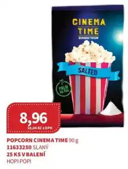 Kubík potraviny Popcorn cinema time slaný nabídka
