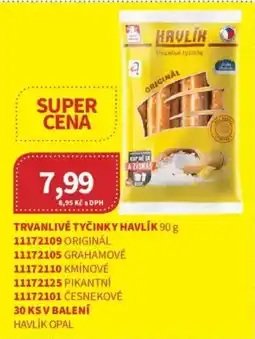 Kubík potraviny Havlík trvanlivé tyčinky originál nabídka