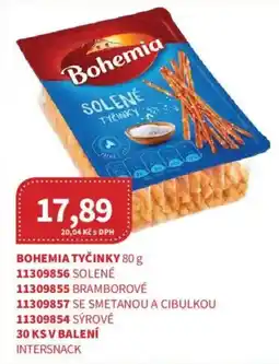 Kubík potraviny Bohemia solené tyčinky nabídka