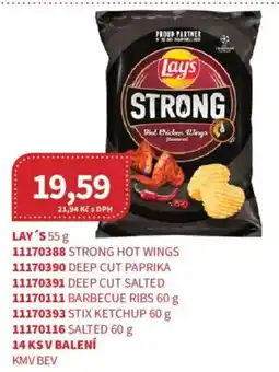 Kubík potraviny Lay's strong hot wings nabídka