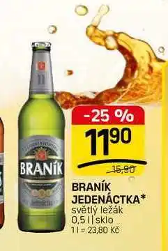 Flop BRANÍK JEDENÁCTKA* světlý ležák nabídka