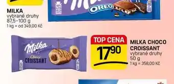MILKA CHOCO CROISSANT vybrané druhy