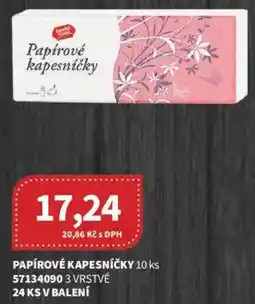 Kubík potraviny Papírové kapesníčky nabídka