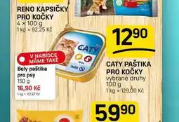 Flop CATY PAŠTIKA PRO KOČKY vybrané druhy nabídka