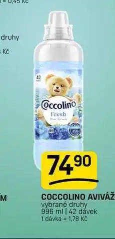 Flop COCCOLINO AVIVÁŽ vybrané druhy 996 ml |42 dávek nabídka
